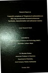 Research Report on Copper II complexes of Thiophene-2-carboxaldehyde N4 ring incorporated thiosemicarbazones Synthesis,characterization and anticancer studies